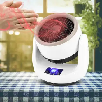 

220V 50Hz Portable Electric Heater Mini Fan Heater Desktop Household Wall Handy Heating Stove Winter Radiator Warmer Machine