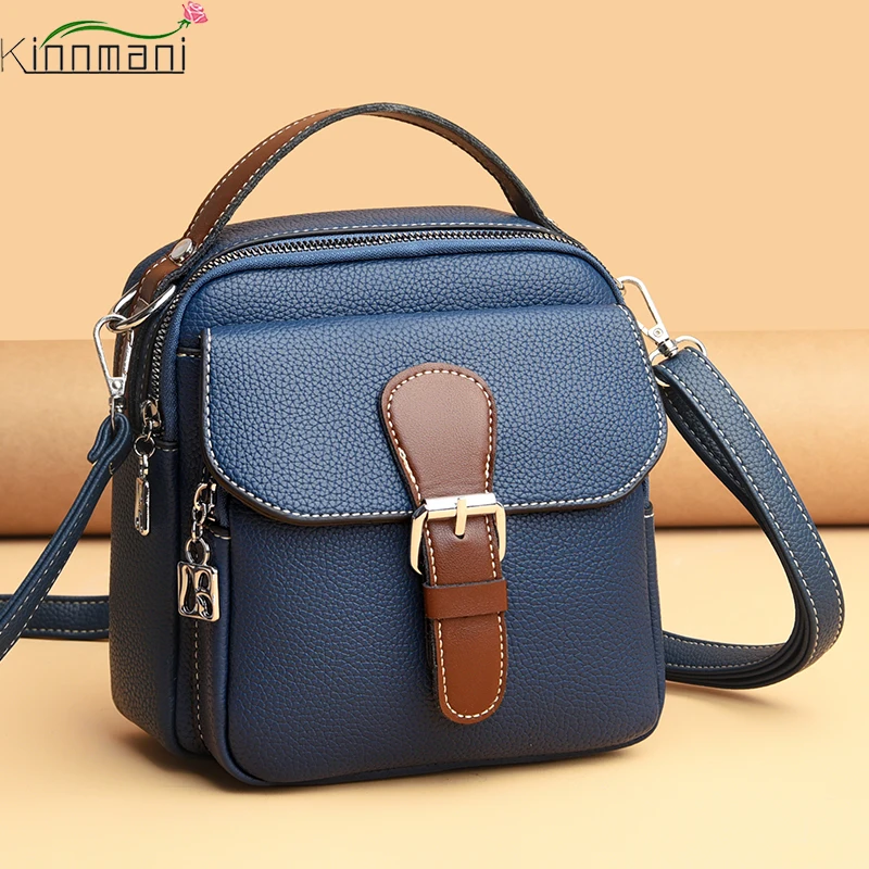 Модная двухслойная Женская мини-сумка прочная тканевая маленькая сумочка на