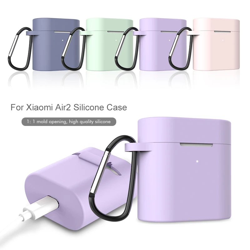 Силиконовый чехол для Xiaomi Mi Airdots Pro 2 из ТПУ с полным покрытием Air TWS беспроводная