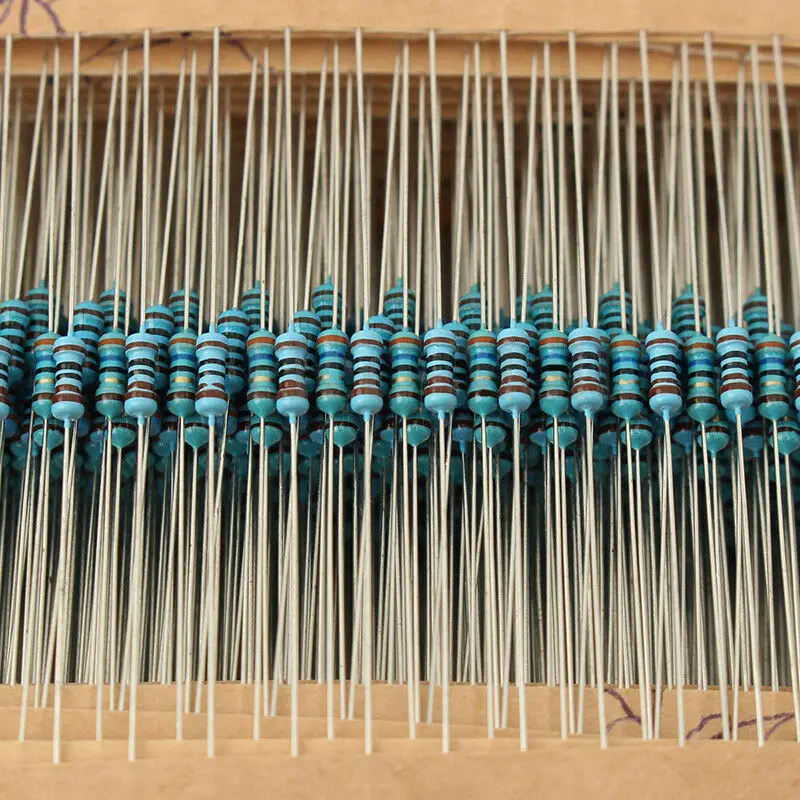 

Replacement Metal Film Resistors 3120pcs 156 Values 1/4W Assortment Kit Set Wear-resistant