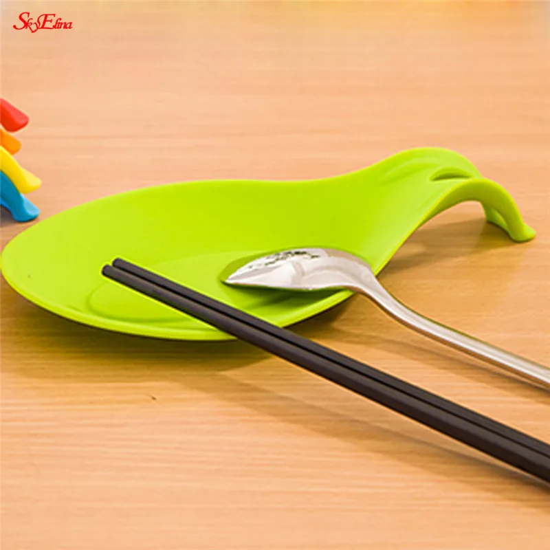 1 шт. силиконовая ложка изоляционный коврик термостойкая Подставка для ложки