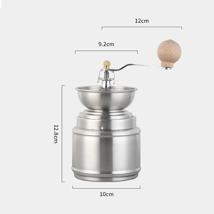 Ha9bf67d6e45f4874926ae3a54134950fP Stainless Steel Manual Coffee Grinder Spice Mill Hand Tool Coffee Bean Grind Molinillo Machine Coffee Bean Mill Kitchen Tools