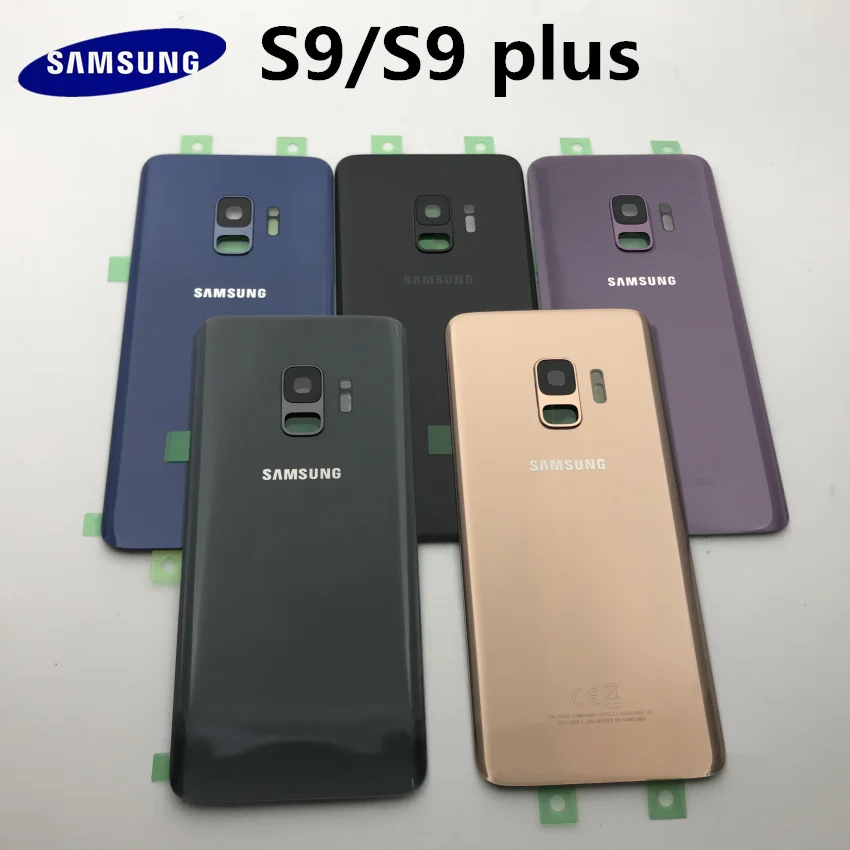 Заднее стекло SAMSUNG Galaxy S9 G960 Plus G965 G965F крышка батареи задняя дверь корпус части