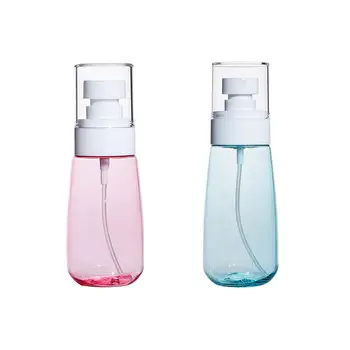 

2pcs Blue Pink Portable Empty Spray Bottles Travel Mist Spray Bottles Atomizer Travel Container Skin Care Tools