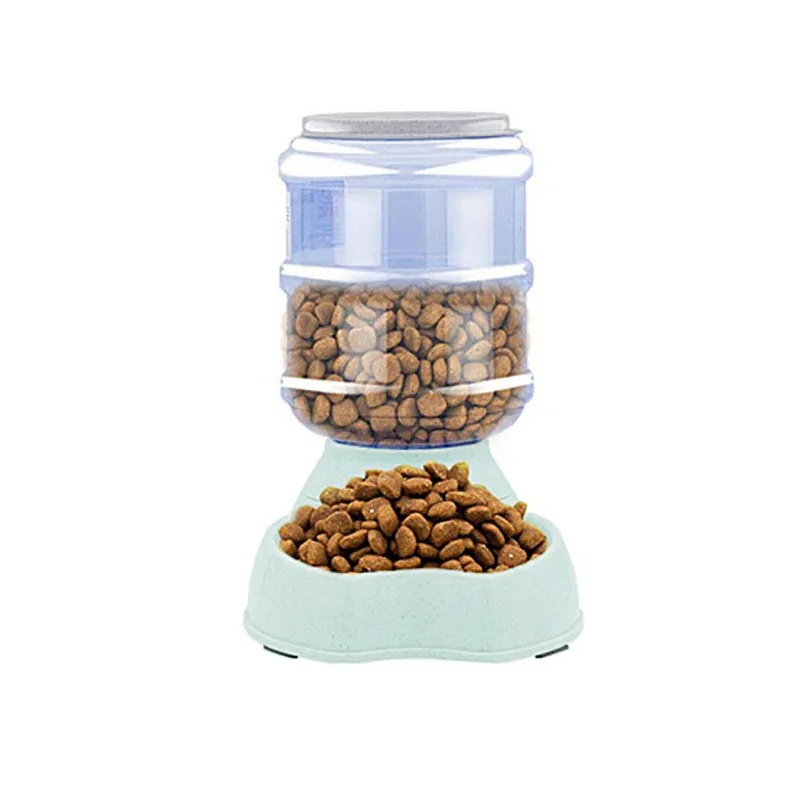 Food 3.8L Pet Automatic Water Food Feeder dog cat water drinking cat cat feeding large capacity dispenser pet cat bowl dog - Цвет: Food