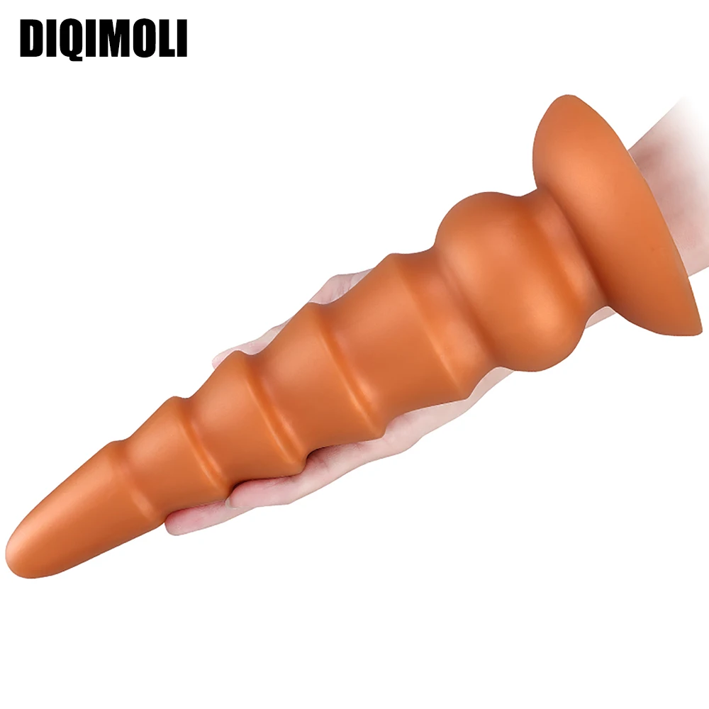 Liquid Silicone Huge Anal Plug Dildos Sex Product Big Butt Plug Soft Penis Anal Dilator Stimulate Vagina and Anus Sex Toys Dick