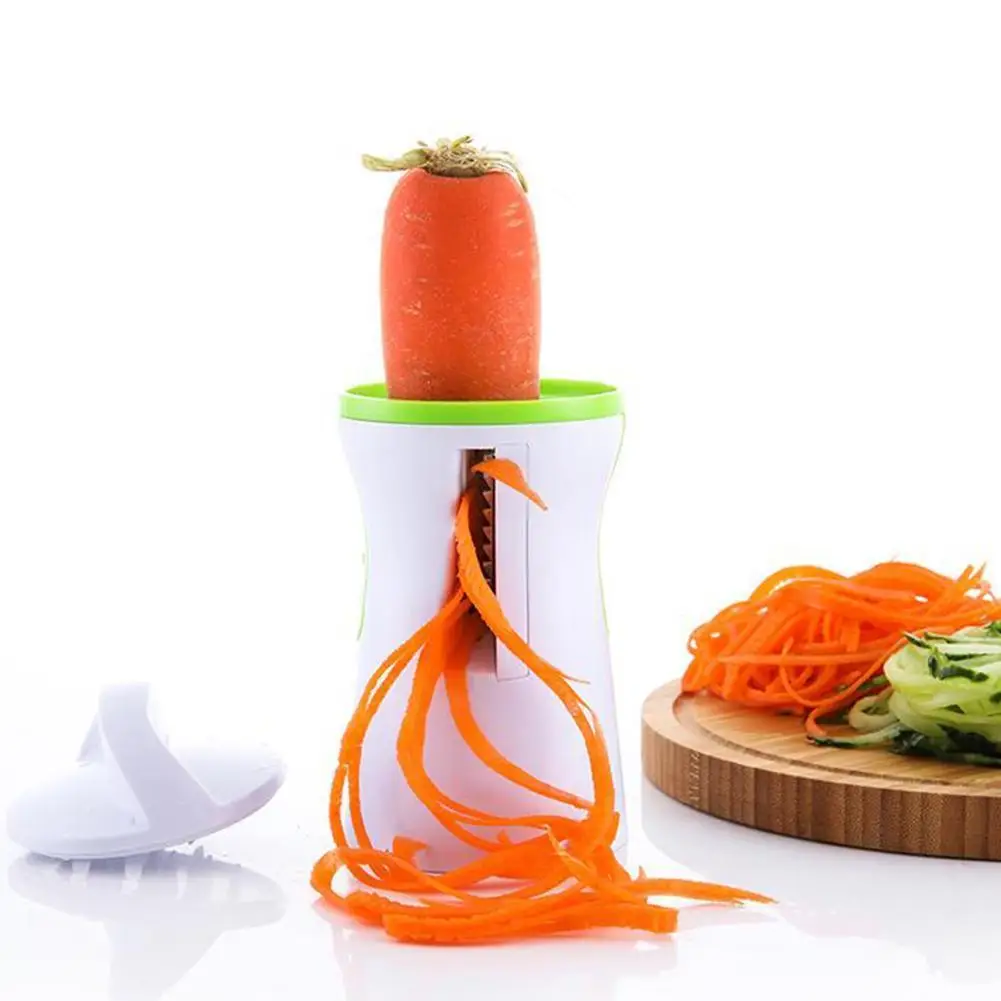 

Vegetable Spiralizer Fruit Grater Spiral Slicer Cutter Spiralizer tools gadget Courgette Kitchen For Carrot Cucumber F0B6