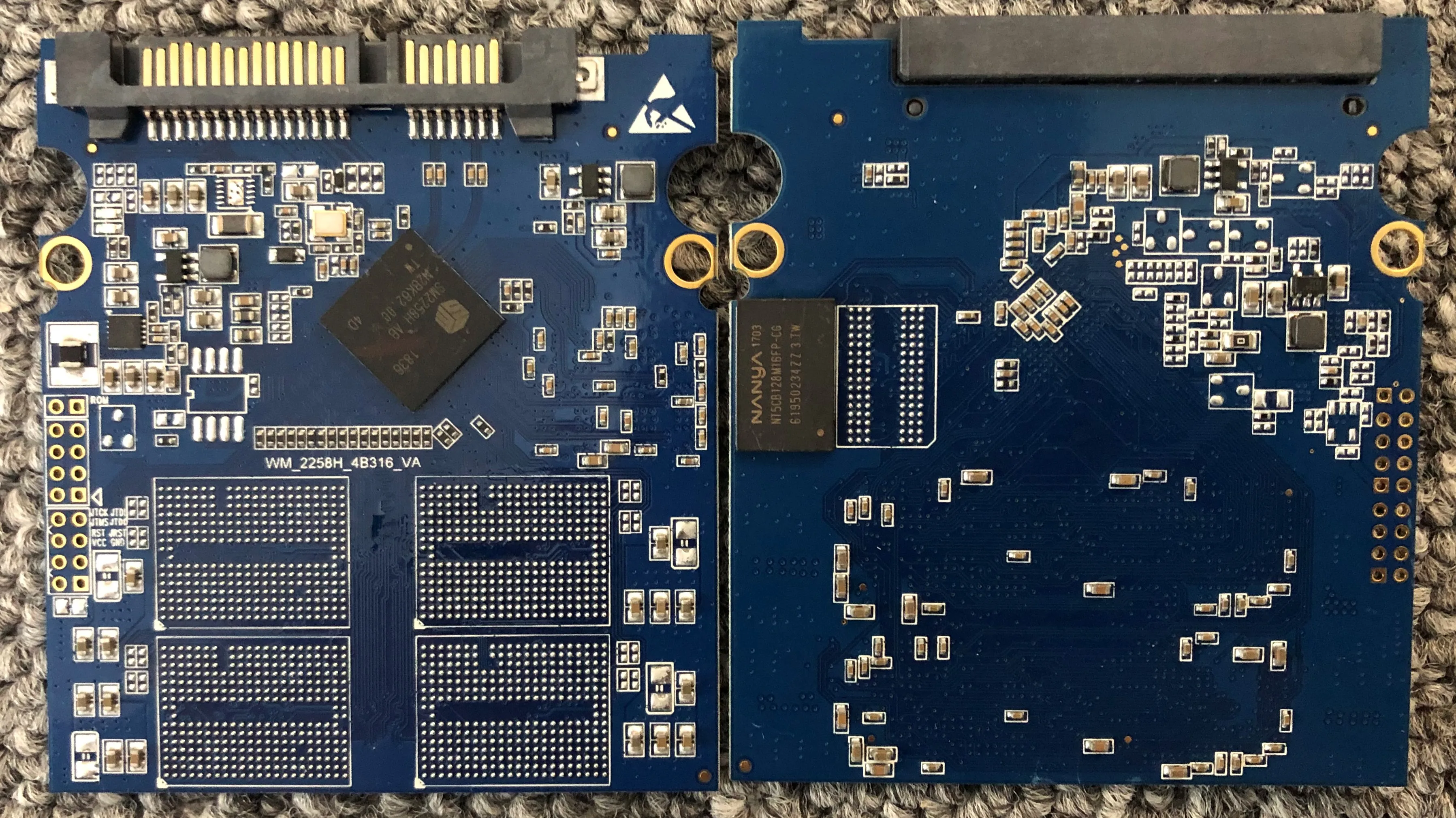 2258 Sm2258h Bga316 PCB 4-х длинное пальто с двойными DDR