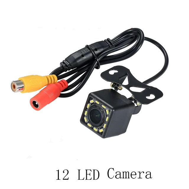 Wide Angle HD Car Rearview Camera Rear View Video Vehicle Camera Backup Reverse Camera 12 LED Night Vision Parking Camera 12 LED Camera
