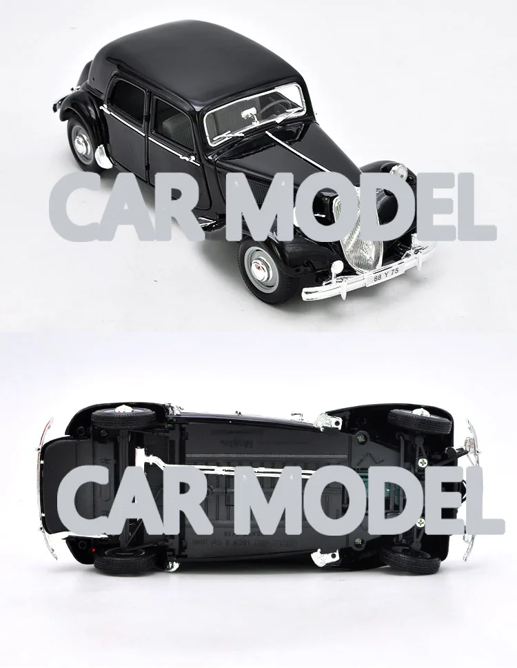 1:18 Масштаб сплава игрушечных транспортных средств 1952 15CV винтажная модель автомобиля детских игрушечных автомобилей авторизованный игрушки для детей