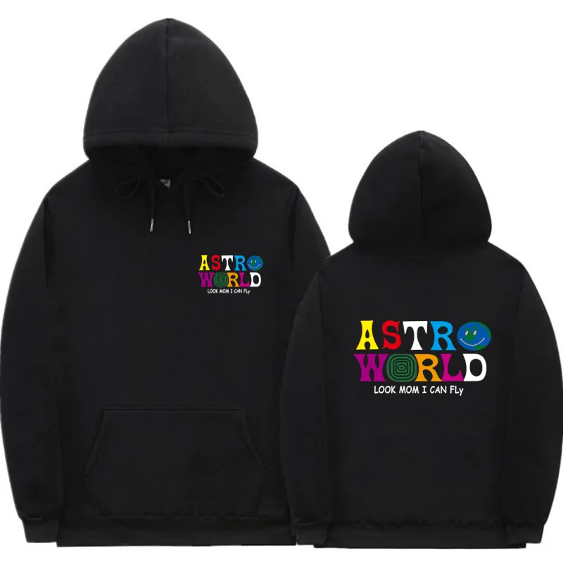 ASTROWORLD look mom i can fly, толстовка с капюшоном Трэвиса Скотта Astroworld,, подарок, с принтом, Мужской пуловер в стиле хип-хоп, толстовка, размер S-XXL