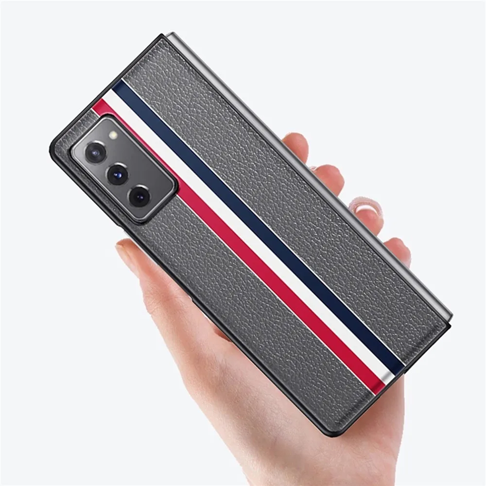 

Leather Phone Protective Case Replacement Protective Cover Shell for Samsung Galaxy Z Fold2 5G Phone Accessories