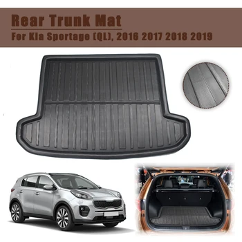 

Car Cargo Liner Boot Tray Rear Trunk Cover Matt Mat Floor Carpet Kick Pad For Kia Sportage QL 2016 2017 2018 2019