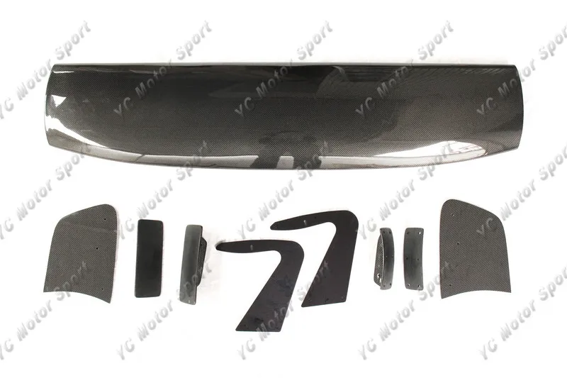 Universal Voltex Type 7 SWAN NECK Style 1600mm GT Wing Spoiler (Fits EVO7 8 9 GTR35 GT86 S2000 etc.) CF (2)