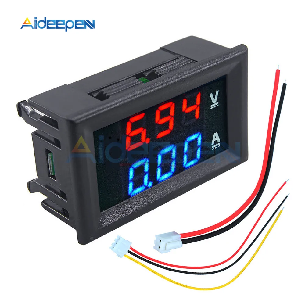 

DC 0-100V 10A 50A 100A Electronic Digital Voltmeter Ammeter 0.56'' LED Display Voltage Regulator Volt AMP Meter Tester Auto Car