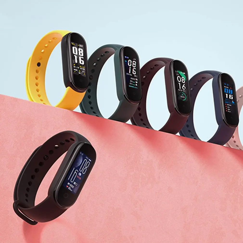 Фитнес трекер Band 5 smarthwatch спортивный водонепроницаемый фитнес с AMOLED экраном Bluetooth