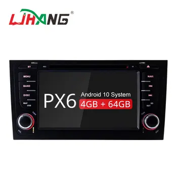 شراء LJHANG 2 الدين راديو السيارة لاعب أندرويد 10 لأودي/A6/S6/RS6 لتحديد المواقع والملاحة الوسائط المتعددة السيارات ستيريو هيكسا كور رام 4 جيجابايت روم 64 ج...