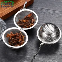

Stainless Steel Cooking Seasoning Ball Kitchen Utensil Seasoning Ball Isolation Filter Residue Kitchen Gadget Dishes for Serving