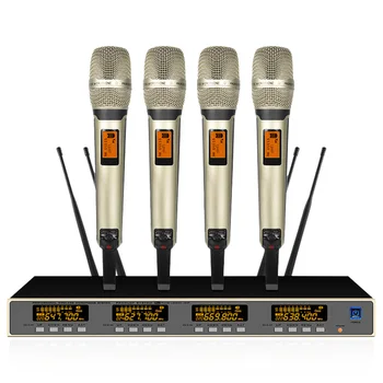 

One for four wireless microphone U segment stage performance lava clip home handheld headset conference