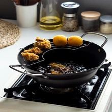 Бытовая сковорода для жарки, маленькая масляная сковорода с антипригарным покрытием, темпура, японская сковорода, индукционная плита, мини-плита