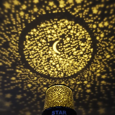 Projector Romantic LED Night Lamp Amazing Starry Sky Lamp Star Projector USB Battery Kids Gift Bedroom Night Light Star