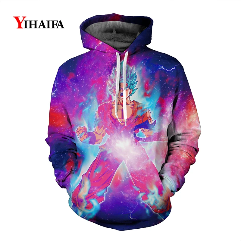 

Men's Hoodies Anime 3D Print Dragon Ball Z Sweatshirt Harajuku Pullover Casual Hoody Man dbz figure Sportswear Hoodie Coat