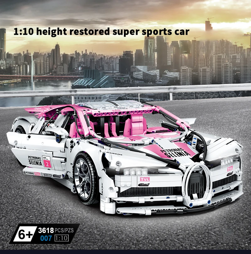 Kopen 110 Bugattied Racing Auto 1.9Kg Monteren Stad Technic Bouwstenen Simulatie Model Mini Bakstenen Educatief Speelgoed Voor Kinderen