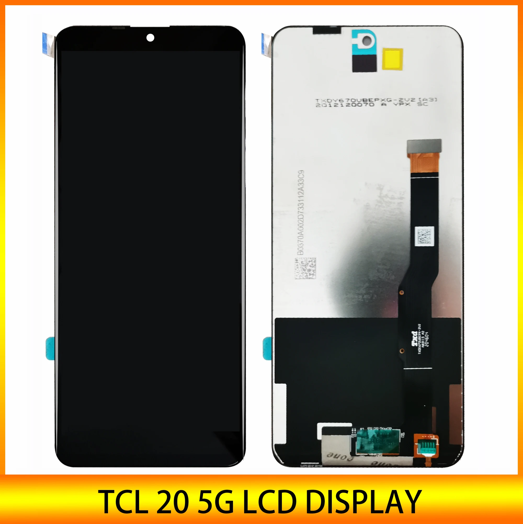 

New 6.67inch LCD For TCL 20 5G 20L 20S LITE T774 T774B T774H T775 T781 T781H T781K LCD Display + Touch Screen Digiziter Assembly