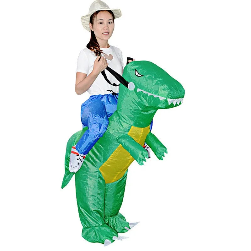 Высококачественные водонепроницаемые игрушки из полиэстера для детей и взрослых надувной динозавр Санта Клаус одежда необычный костюм вечерние игрушки