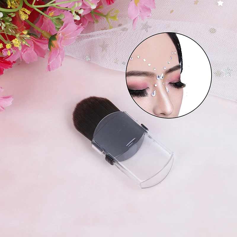 

Mini Blusher Makeup Brush Portable Travel Soft Telescopic Single Face Foundation