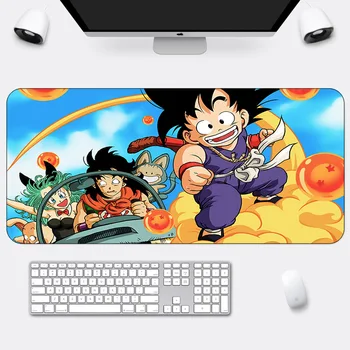 

Cool cartoon Dragon Ball Z Durable Rubber Mouse Mat Pad Large big Mouse Pad Keyboards Mat computer desk pad