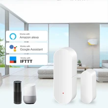 Tuya Smart WiFi Door Sensor Door Open / Closed Detectors Compatible With Alexa Google Home IFTTT Tuya APP