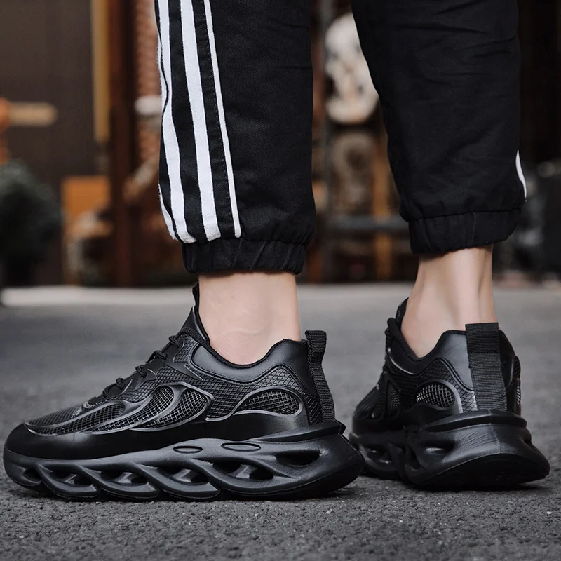 Men Sneakers Fashion Warm Winter Shoes For Men Leather Casual Shoes Male Black Outdoor Walking Footwear Flats Man Big Size 39-48