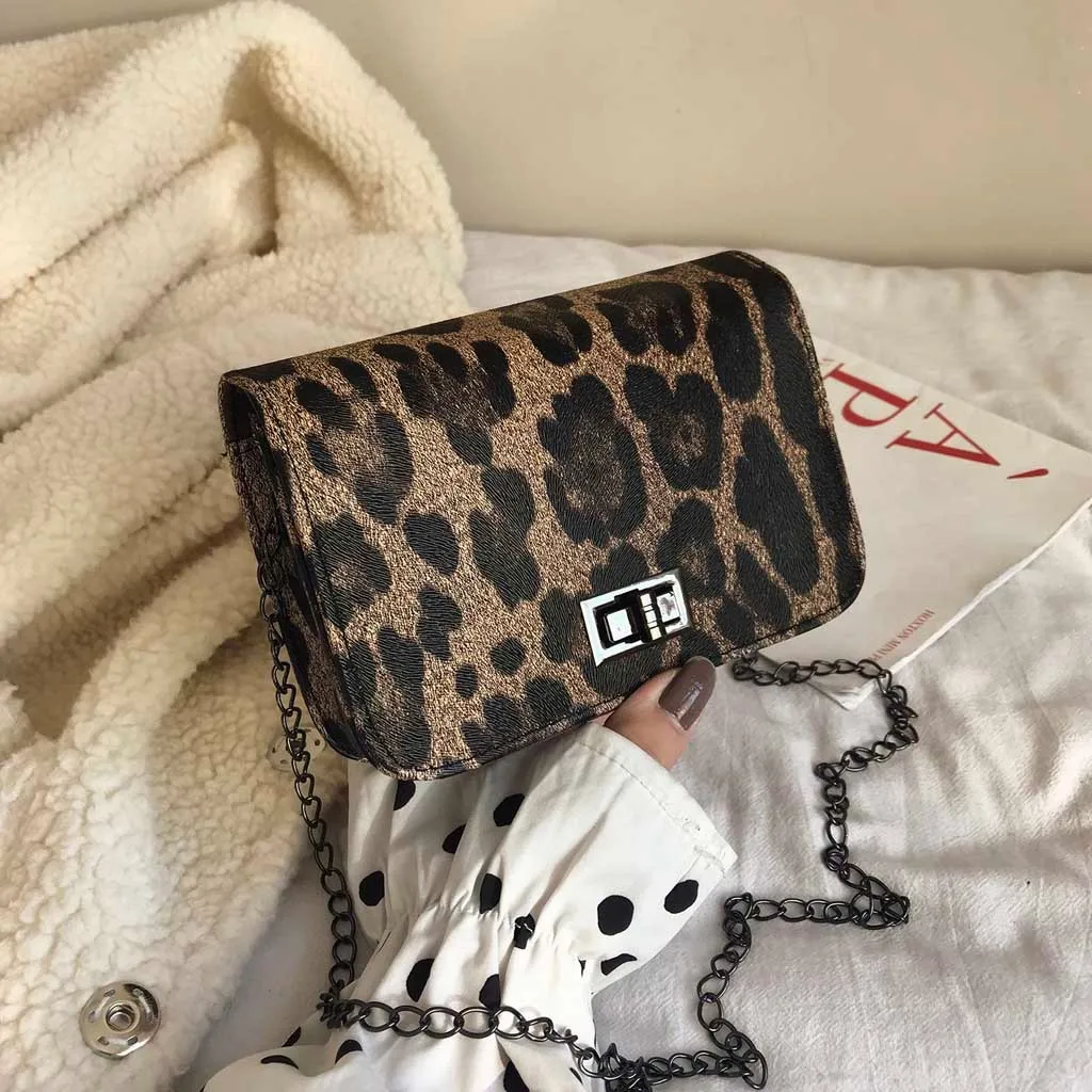 2W# женская маленькая квадратная леопардовая сумка, Дамская Автомобильная модная сумка, Ретро сумка на плечо, сумка-мессенджер, сумка для мобильного телефона