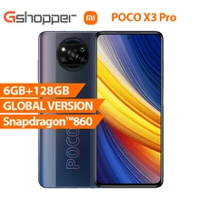 Global Version POCO X3 Pro NFC 6GB 128GB  Mobile Phone Snapdragon 860 120Hz DotDisplay 732G 48MP Camera 5160 Battery