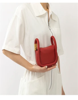 

Popular logo handbag three-dimensional sense one-shoulder cross-body bag simple fashion women bag