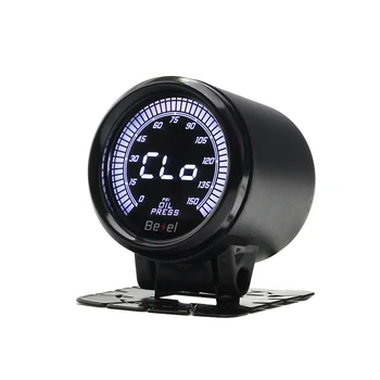 

10 Colors Design 2" 52mm EVO LED Oil Press Gauge 0-150PSI Pressure Meter Monitor Included Gauge Pod 1/8NPT Electrical Sensor