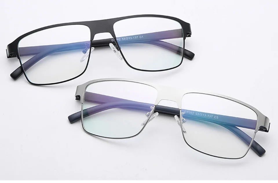 ELECCION сплав оптические очки рамки мужские сверхлегкие квадратные от близорукости, по рецепту очки 2019 мужские полные очки с прозрачными