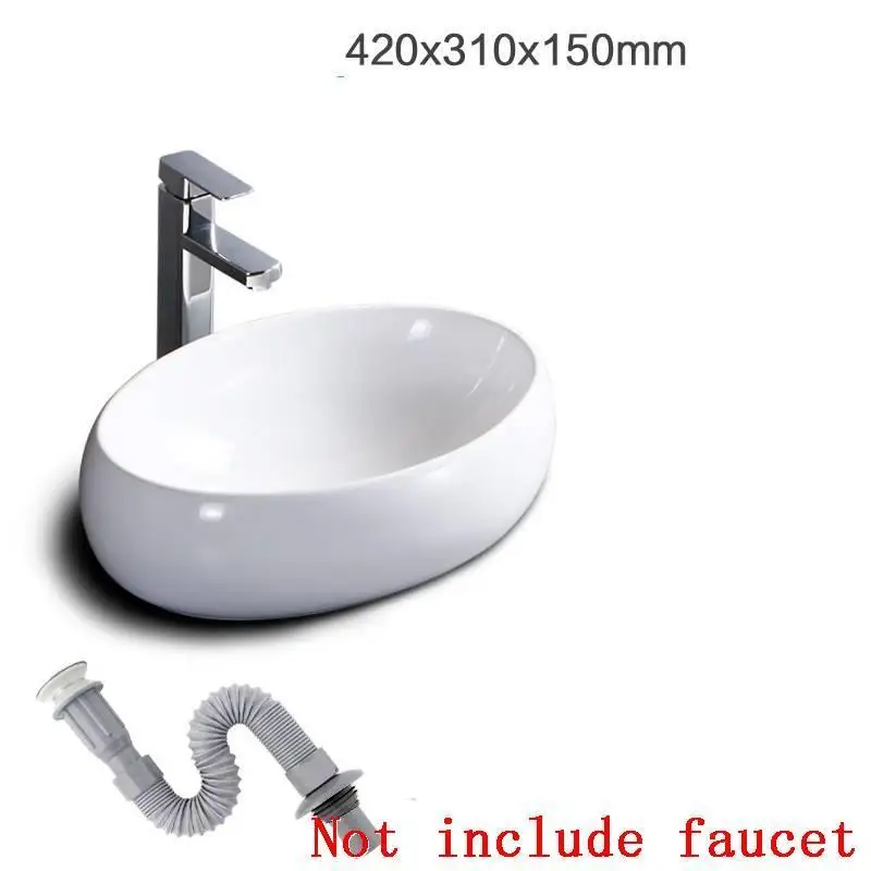 Черная чаша Banyo Waschbecken Sobre Encimera Mano Bagno Evier Bacia De Lavagem Pia Cuba Banheiro раковина для ванной Lavabo умывальник - Цвет: Version W