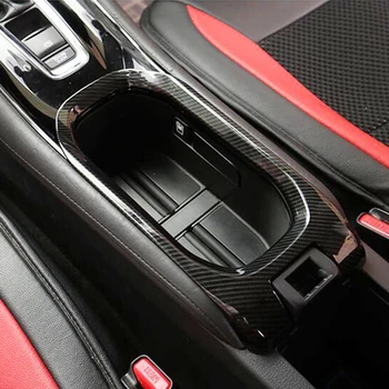 

For Honda Vezel HR-V 2014/15/16/17 Accessories ABS Carbon Fibre Water Cup Holder Trim Interior Protective Decorative Car Styling