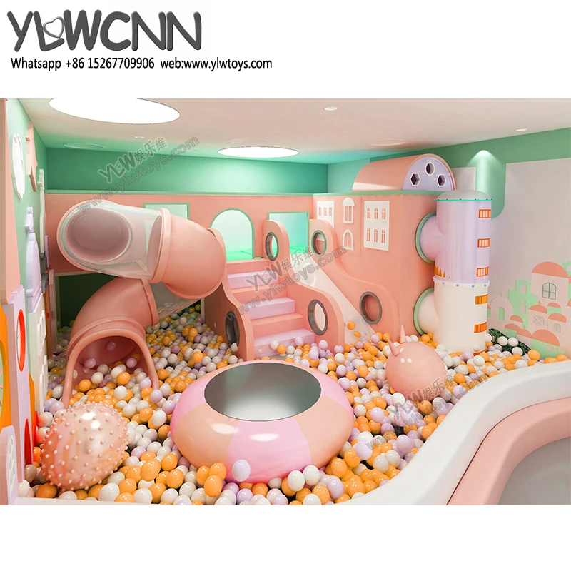 

YLWCNN Kid Small Soft Playground Play Funnny Slide Ball Pool Y202112A10 Baby Soft Package Architecture Indoor Paradise Park