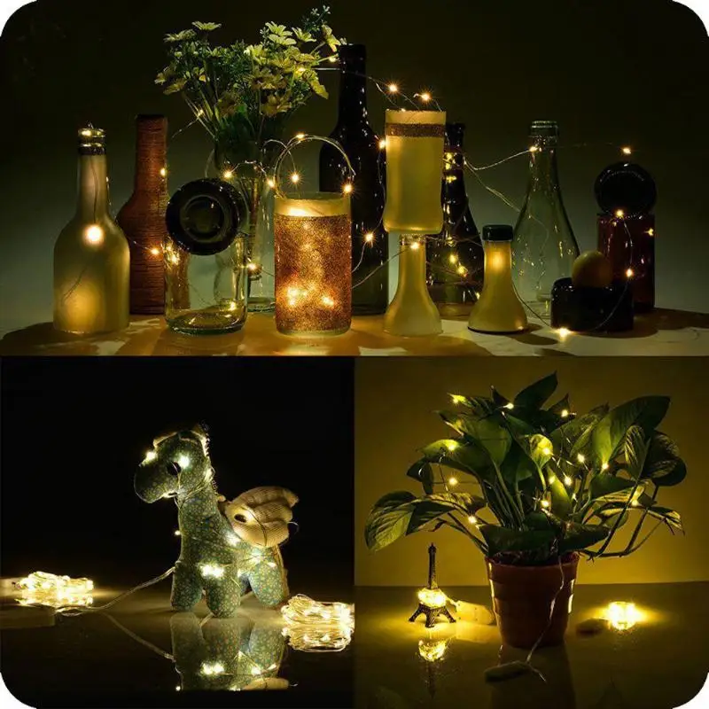 12/22m 100/200LED USB Copper Wire String Light Fairy Garland Wedding Home Decorative Lamp Christmas Decorations for Home