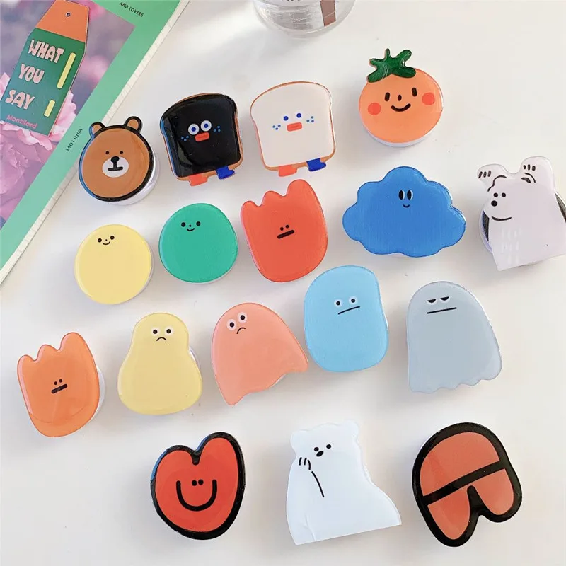 Забавная Милая Складная подставка для телефона держатель iPhone 7 Plus 11 чехлы