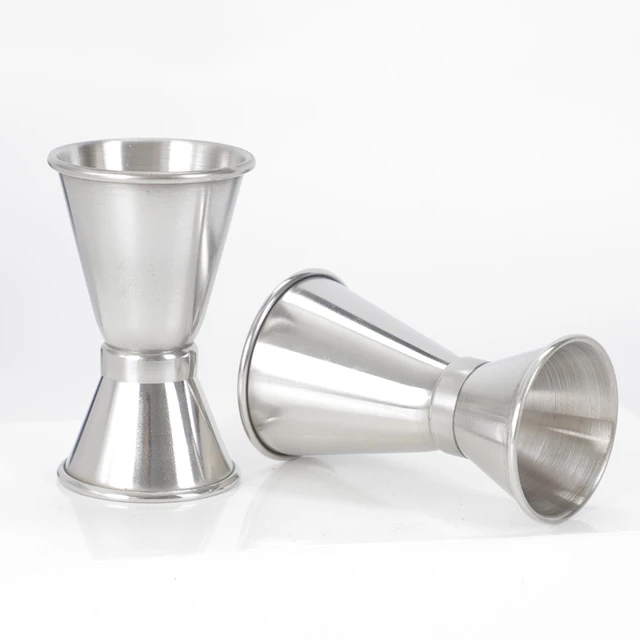 Stainless Steel Bar Jigger Cocktail Bartender Drink Mixing Measuring Liquor