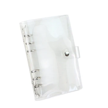 

PVC School Home Accessory DIY Loose Leaf Replacement Cover Refill Easy To Use Transparent Durable Notebook Shell Office Portable