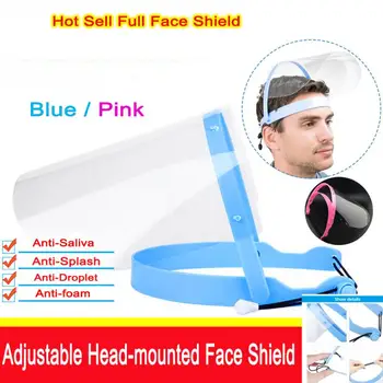 

Full Face Shield Full Face Masks Visiera Covering Mask Anti Droplet Salive Full Face Cover Clear Mask Visor Shield Face Mask