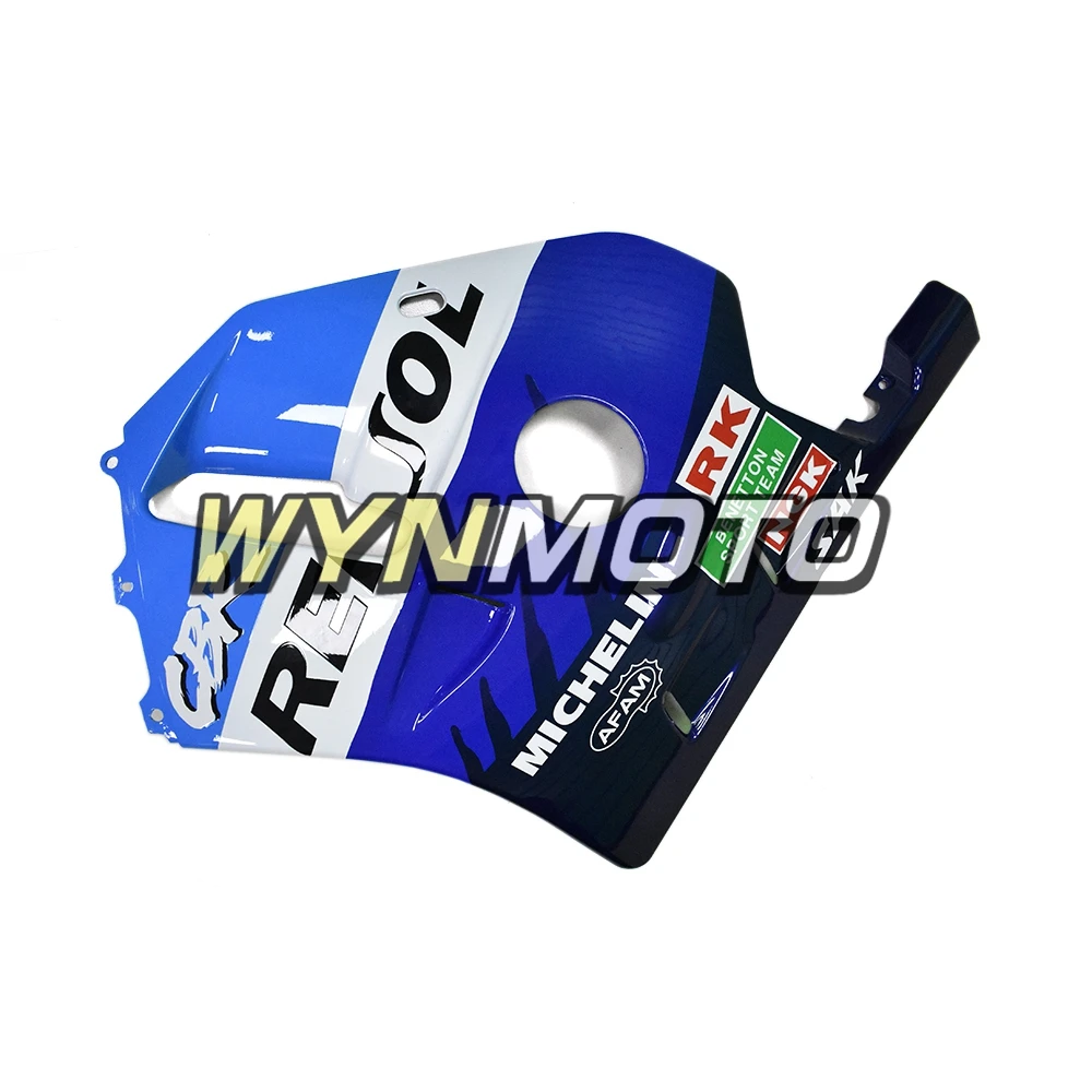 Полный впрыскивание, АБС-пластик мотоцикл комплект обтекателей для Honda CBR250RR MC22 1990-1994 Белый, небесно-голубая юбка с Sportbike кузов корпусов