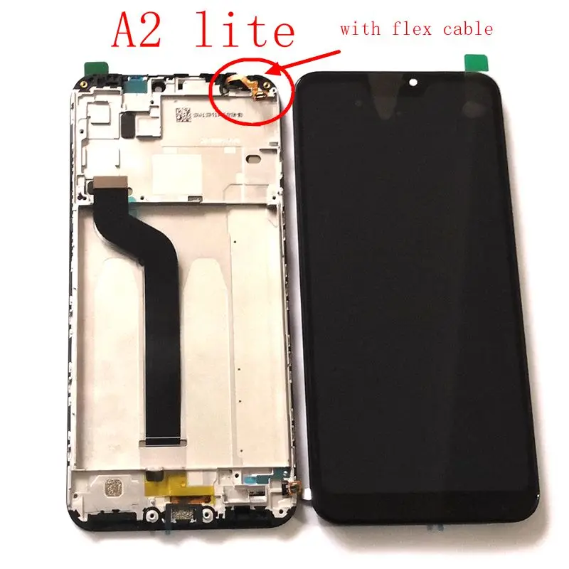 5 65 "для Xiao mi redmi 6 Pro/mi a2 lite ЖК-дисплей с сенсорным стеклом дигитайзер Рамка полная