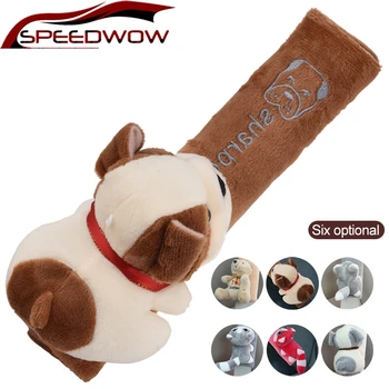 

SPEEDWOW Car Seat Belt Cover Cartoon Car Seat Shoulder Strap Pad Cushion Cover Auto Seat Belt Protector Neck Clip Accessoies