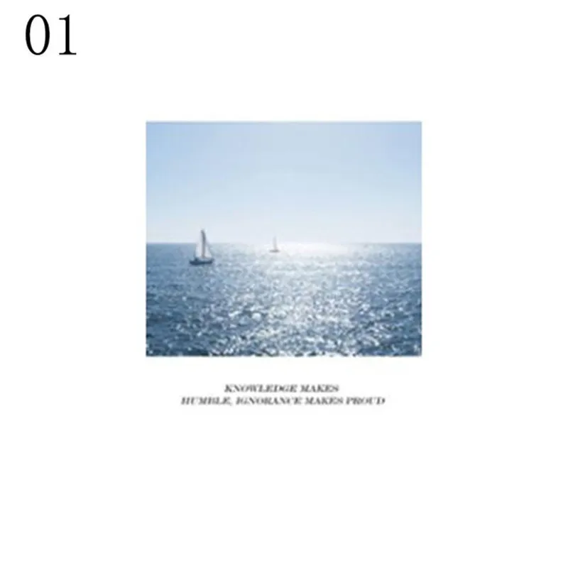 Nordic Simple Ocean Sailboat And Seagul Poster Canvas Wall Art Abstract Paintings Pop Print Wall Pictures